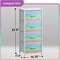 Sorbus Dresser with 4 Drawers - Bedside Furniture & Night Stand End Table Dresser with Steel Frame, Wood Top, Easy Pull Fabric Bins for Home, Bedroom Accessories, Office & Dorm